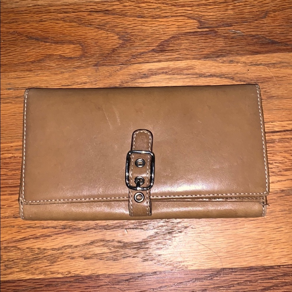 Coach leather wallet